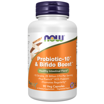 Probiotic-10 Bifido Boost, 90 Veg Capsules Now foods Now