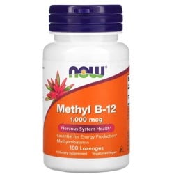 Methyl b-12 1000mcg  100 lozenges NOW Foods NOW