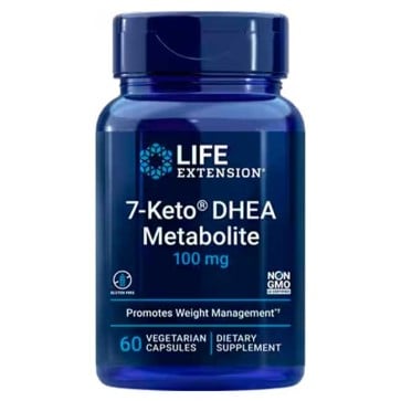 7-Keto DHEA 100mg (60 caps) - Life Extension