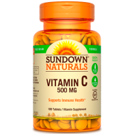 Vitamina C 500mg (100 tabs) - Sundown Naturals