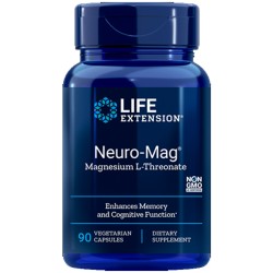 Neuro-Mag Magnesium L-Threonate (90 cápsulas) - Life Extension