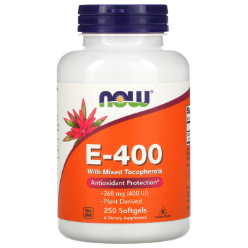E-400, 268 mg (400 IU), 250 Softgels Now
