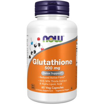 GLUTATHIONE 500mg 60 VCAPS Now foods Now