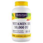 Vitamina D3 10.000 IU (360 softgels) - Healthy Origins