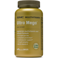 Ultra Mega Multivitamin (180 caps) - GNC