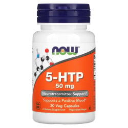 5-HTP, 50 mg, 30 Veg Capsules Now