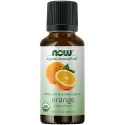 Orange Oil, Organic - 1 fl. oz. Now Organic Essential Oils