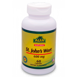 St. John's Wort 600mg (60 caps) - Alfa Vitamins