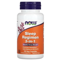Sleep Regimen 3-in-1, 90 Veg Capsules Now Now