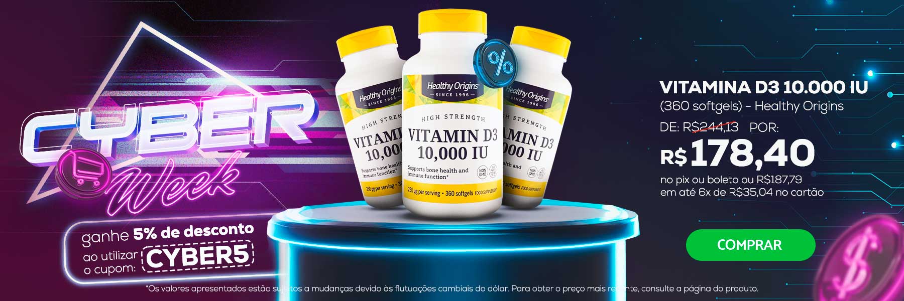 Vitamina D3 10.000 Healthy Cyber Week 2023