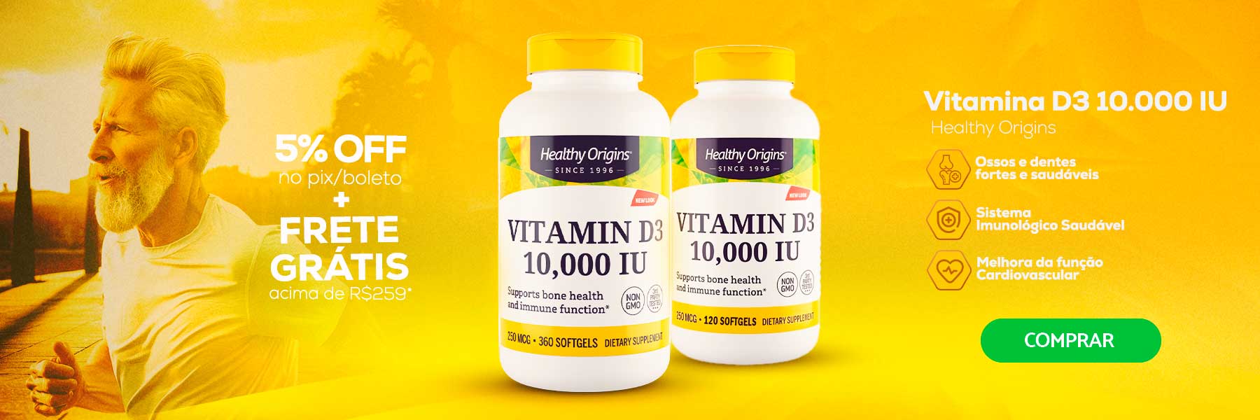 Vitamina D3 10.000 Healthy